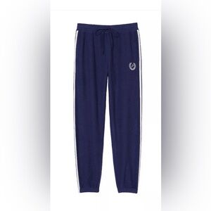 PINK Victoria’s Secret Jogger Sweatpants Women Blue Pants Gym Lounge Size XL NWT